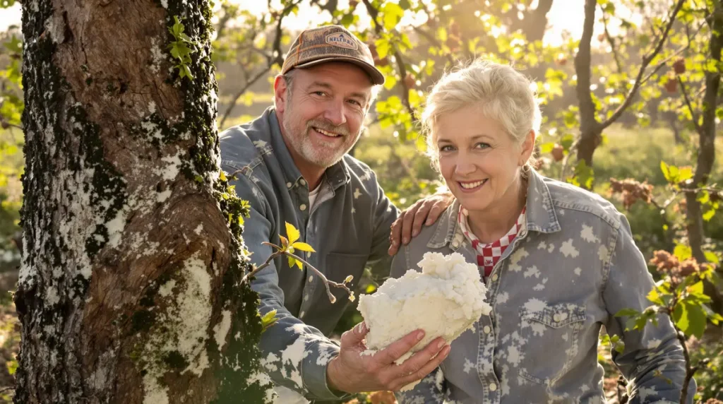Ils blanchissent leurs fruitiers en ce moment, et ce n’est pas pour faire joli